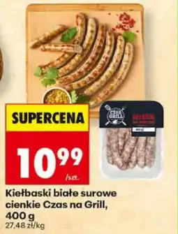 Biedronka Kiełbaski białe surowe cienkie Czas na Grill oferta