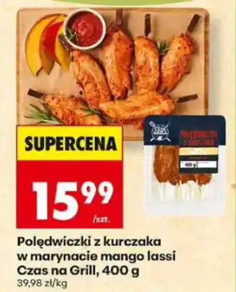 Biedronka Polędwiczki z kurczaka w marynacie mango lassi Czas na Grill oferta