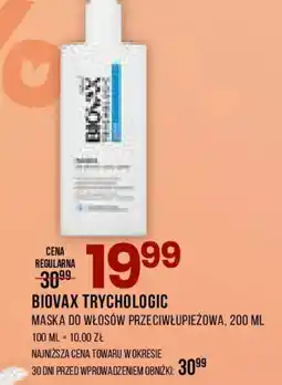 Drogerie Natura Biovax Trychologic Maska do włosów przeciwłupieżowa oferta