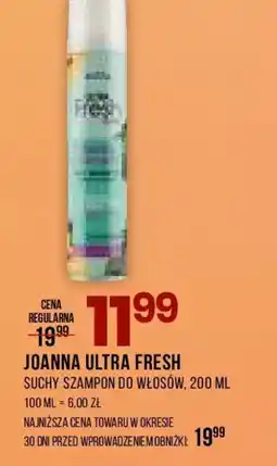 Drogerie Natura Joanna Ultra Fresh Suchy szampon do włosów oferta