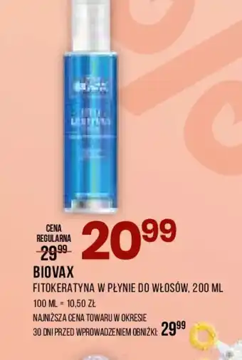 Drogerie Natura Biovax Fitokeratyna w płynie do włosów oferta