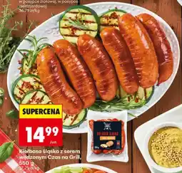 Biedronka Kiełbasa śląska z serem wędzonym Czas na Grill oferta