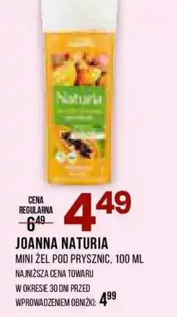 Drogerie Natura Joanna Naturia Mini żel pod prysznic oferta