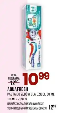 Drogerie Natura Aquafresh Pasta do zębów dla dzieci oferta