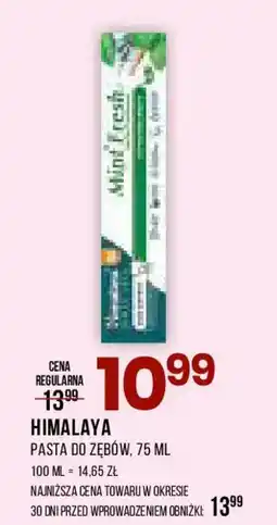 Drogerie Natura Himalaya Pasta do zębów Mint Fresh oferta