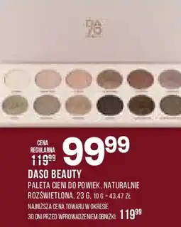 Drogerie Natura Daso Beauty Paleta cieni do powiek, naturalnie rozświetlona oferta