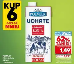 Kaufland POLMLEK Mleko Uchate 3,2% tł. 1 l opakowanie oferta