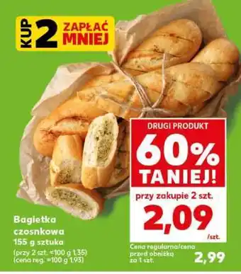 Kaufland Bagietka czosnkowa oferta