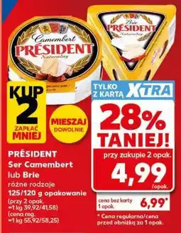 Kaufland PRÉSIDENT Ser Camembert lub Brie oferta
