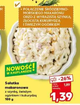 Kaufland Sałatka makaronowa oferta