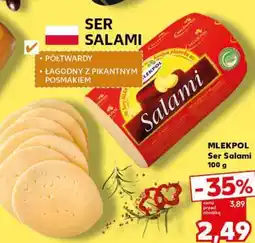 Kaufland MLEKPOL Ser Salami 100 g oferta
