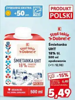 Kaufland Śmietanka UHT oferta