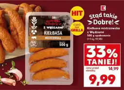 Kaufland Kiełbasa mistrzowska z Wędzarni oferta