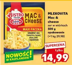 Kaufland MLEKOVITA Mac & cheese ser w wiórkach 500 g opakowanie oferta