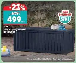 Biedronka Skrzynia ogrodowa Rockwood oferta