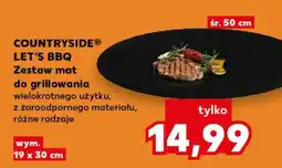 Kaufland COUNTRYSIDE LET’S BBQ Zestaw mat do grillowania oferta