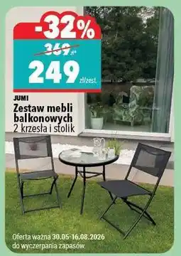 Biedronka Zestaw mebli balkonowych oferta