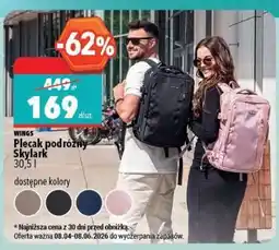 Biedronka Plecak podróżny Skylark oferta