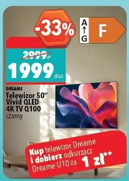 Biedronka Telewizor 50” Vivid QLED 4K TV Q100 oferta