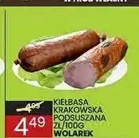 Wafelek Kiełbasa krakowska podsuszana Wolarek oferta