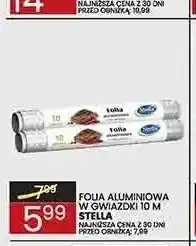 Wafelek Folia aluminiowa w gwiazdki Stella 10m oferta