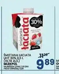 Wafelek Śmietana Łaciata UHT 30% Mlekpol oferta