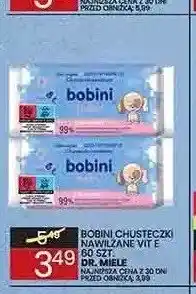 Wafelek Chusteczki nawilżane Vit E Bobini 60szt oferta