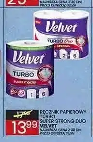 Wafelek Ręcznik papierowy Velvet Turbo Super Strong Duo oferta