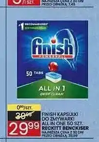Wafelek Kapsułki do zmywarki Finish All in 1 50szt oferta