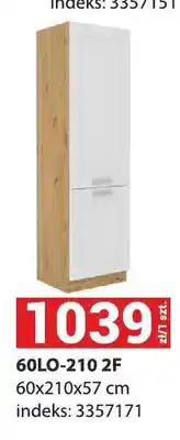 Merkury Market Szafka kuchenna Luna 60LO-210 2F 60x210x57cm oferta
