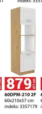 Merkury Market Szafka kuchenna Luna 60DPM-210 2F 60x210x57cm oferta