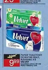 Wafelek Papier toaletowy Velvet Delikatnie Biały 8 rolek oferta