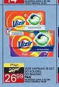 Wafelek Kapsułki do prania Vizir do białego 18szt oferta