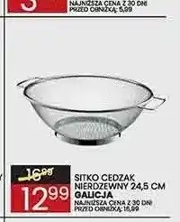 Wafelek Sitko cedzak nierdzewny Galicja 24,5cm oferta
