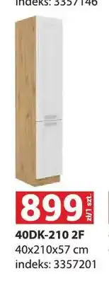 Merkury Market Szafka kuchenna Luna 40DK-210 2F 40x210x57cm oferta