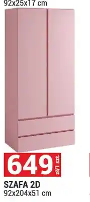 Merkury Market Szafa 2D 92x204x51cm oferta