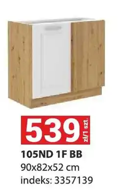 Merkury Market Szafka kuchenna Luna 105ND 1F BB 90x82x52cm oferta