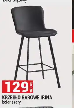 Merkury Market Krzesło barowe Irina kolor szary oferta