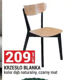 Merkury Market Krzesło Blanka kolor dąb naturalny czarny mat oferta