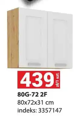 Merkury Market Szafka kuchenna Luna 80g-72 2F 80x72x31cm oferta