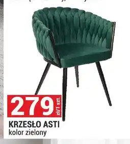 Merkury Market Krzesło Asti kolor zielony oferta