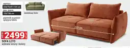 Merkury Market Sofa Leto wymiary 233/76x91/104cm pow. spania 155/196cm pojemnik na pościel sprężyna falista oferta