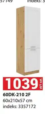 Merkury Market Szafka kuchenna Luna 60DK-210 2F 60x210x57cm oferta