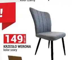 Merkury Market Krzesło Werona kolor szary oferta