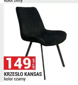 Merkury Market Krzesło Kansas kolor czarny oferta