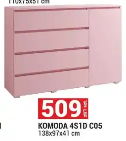 Merkury Market Komoda 4S1D C05 138x97x41cm oferta