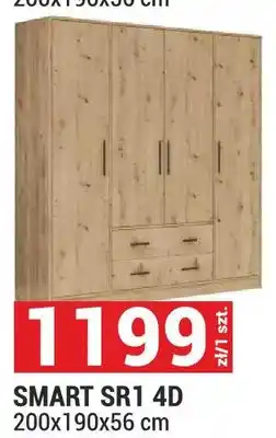 Merkury Market Szafa SMART SR1 4D 200x190x56cm oferta