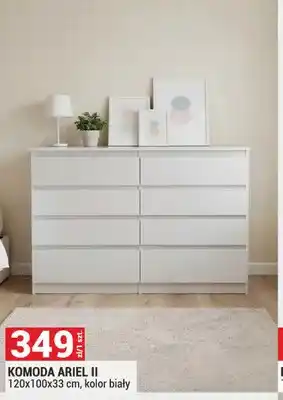 Komoda Ariel II 120x100x33cm kolor biały