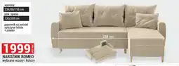 Merkury Market Narożnik Romeo 234/88/156cm pow. spania 130/200cm pojemnik na pościel sprężyna falista + pianka oferta