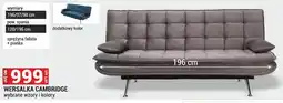 Merkury Market Wersalka Cambridge wymiary 196/97/98cm pow. spania 120/196cm sprężyna falista + pianka oferta